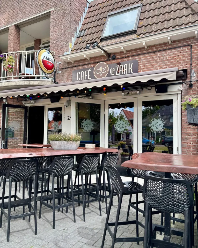 Geluidsinstallatie bij Café De Zaak